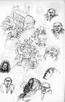 Sketches from 'Il Volto di Cristo'