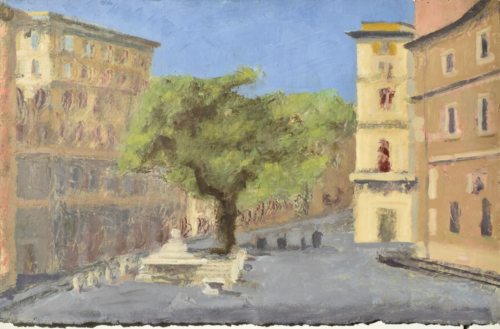 Piazza della Chiesa Nuova Roma